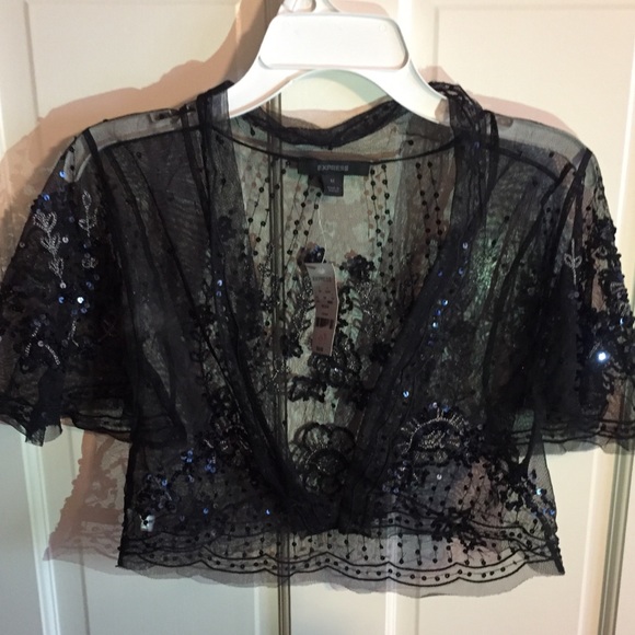 EXPRESS Other - EXPRESS- FINAL PRICE~sheer embellished shrug.